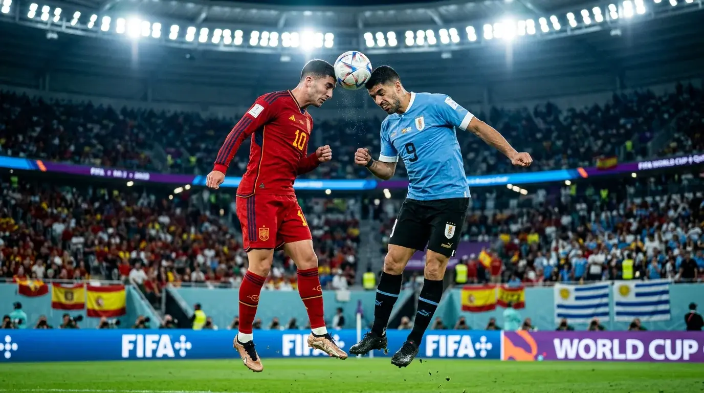 Grúpa H ag Corn an Domhain 2026 le foirne na Spáinne, Uragua, na hAraibe Sádaí agus Rinn Verde