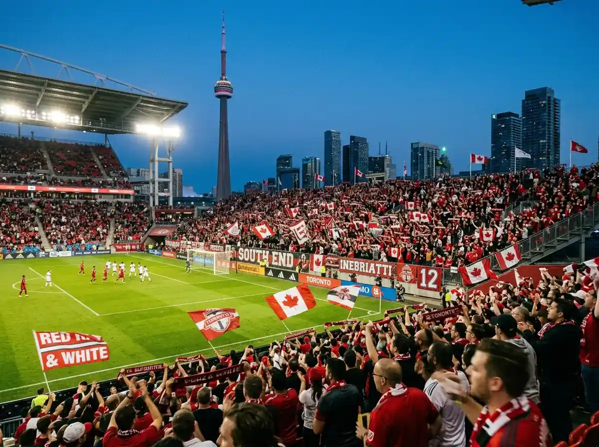 Staid BMO i dTorontó, Ceanada ag Corn an Domhain 2026