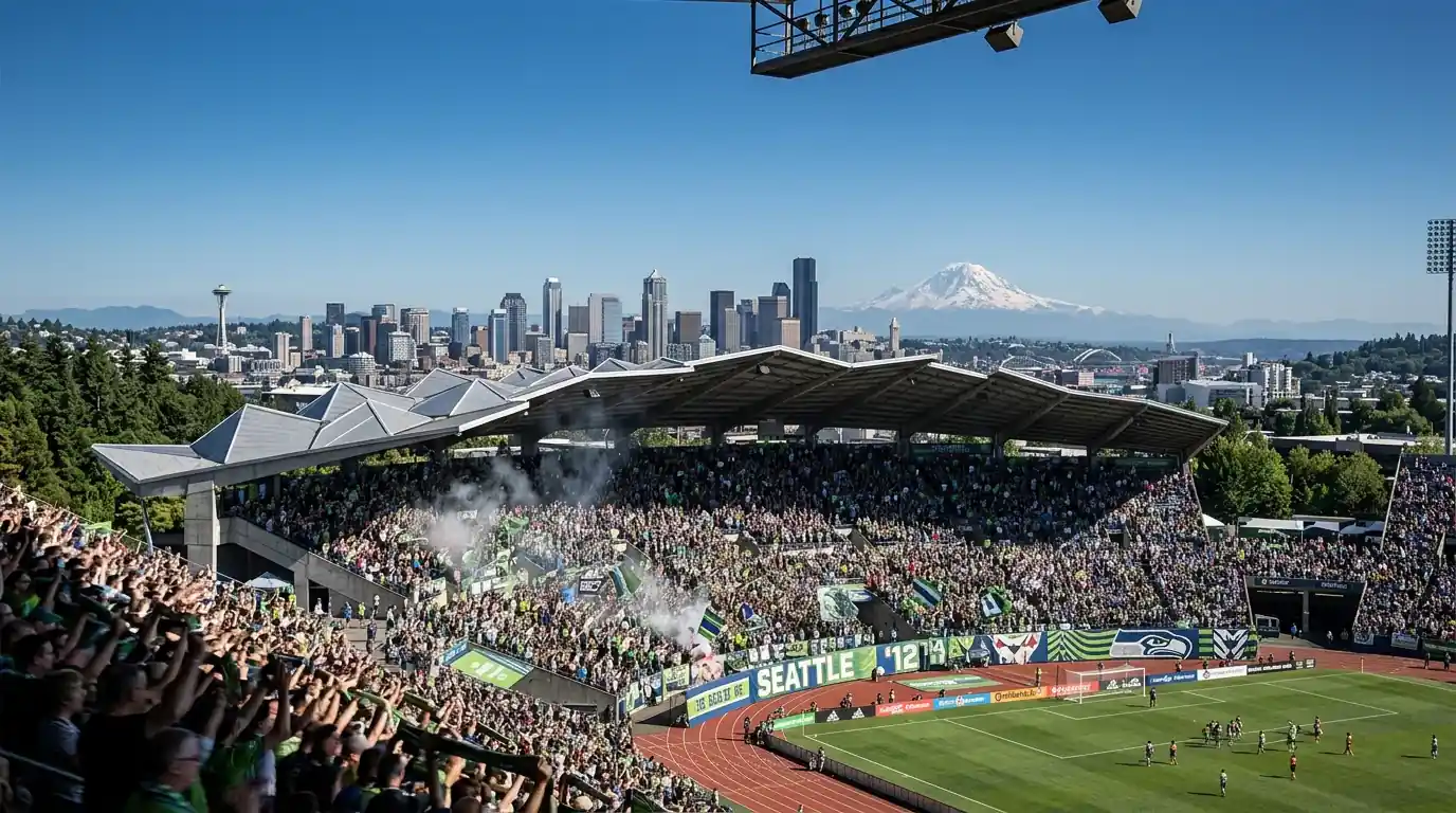 Staid Lumen i Seattle, Washington ag Corn an Domhain 2026