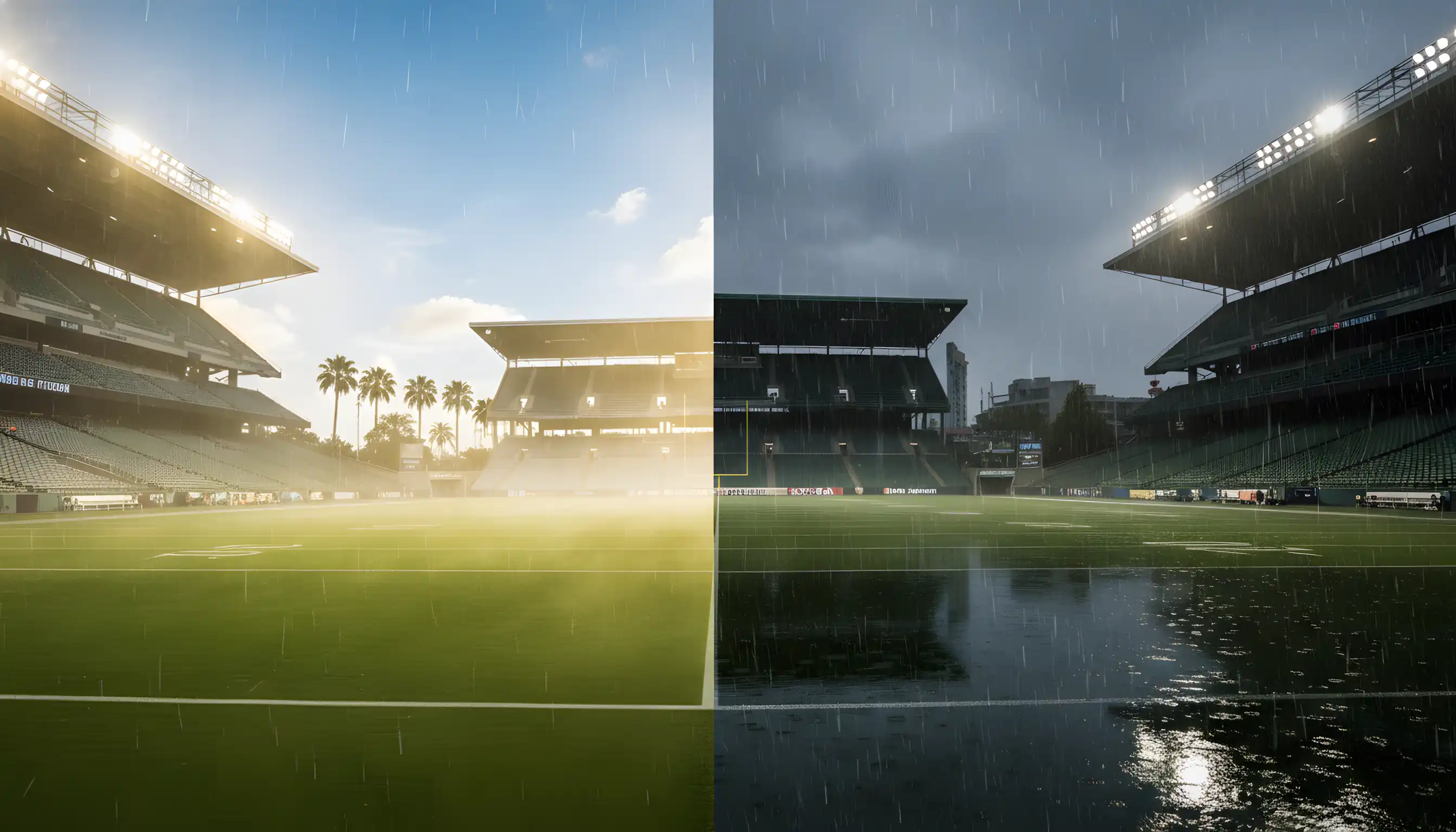 Tionchar na staidiam ar gheallta Corn an Domhain 2026 – airde, aimsir agus slua